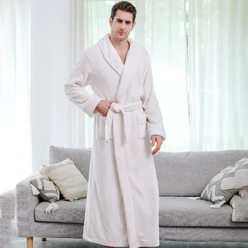 Winter Lovers Flannel Sleepwear Long Robe Thick Coral Fleece Kimono Gown Nightdress Casual Soft Bath Gown Warm Homewear
Winter Lovers Flannel Sleepwear Long Robe Thick Coral Fleece Kimono Gown Nightdress Casual Soft Bath Gown Warm Homewear