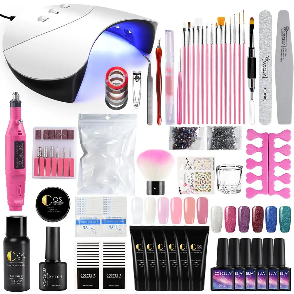 Nail Set 36W Led UV Nail Lamp Dryer Gel Kit Soak Off Manicure Gel Nail Polish Set UV Extension Kit for Manicure
Nail Set 36W Led UV Nail Lamp Dryer Gel Kit Soak Off Manicure Gel Nail Polish Set UV Extension Kit for Manicure