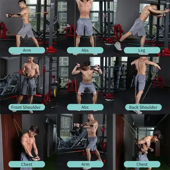 Stretch Arm Apparatus Fitness Equipments Fitness Pull Rope Training Bands Puller TPR Removable Chest Expander Tension Band
Stretch Arm Apparatus Fitness Equipments Fitness Pull Rope Training Bands Puller TPR Removable Chest Expander Tension Band