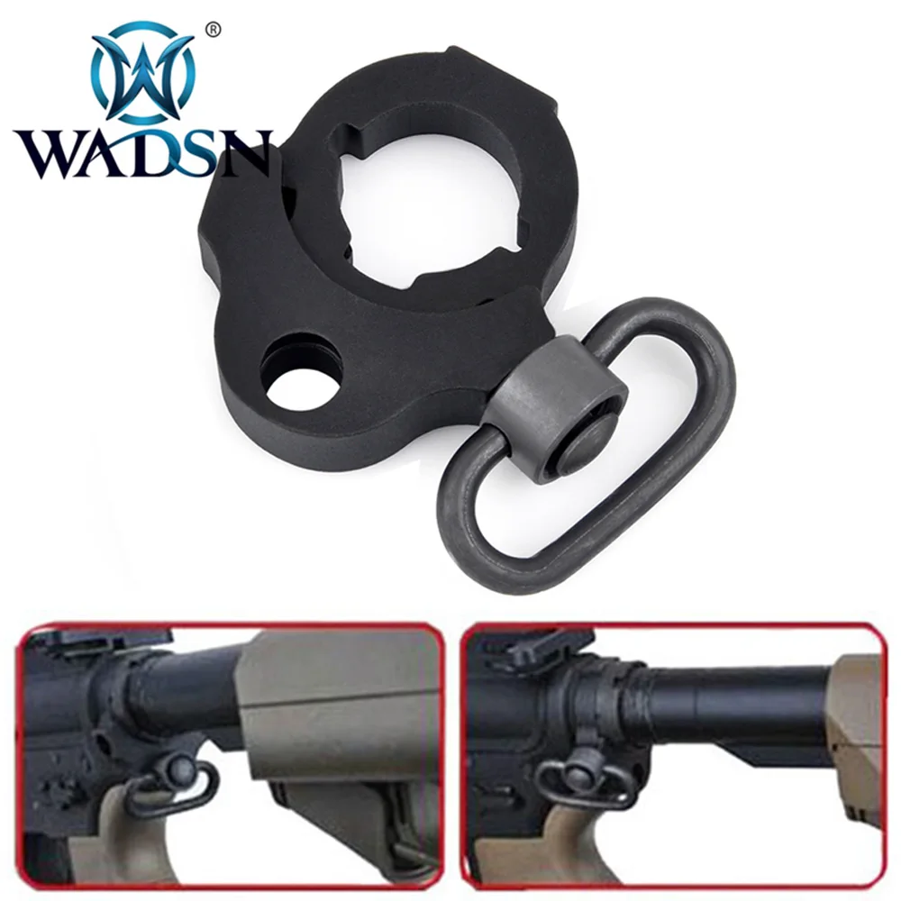WADSN Tactical PWS Style Black Ambidextrous Stock Tube Sling Ring pws stock base sling adapater For M4 AEGS Hunting Accessories
WADSN Tactical PWS Style Black Ambidextrous Stock Tube Sling Ring pws stock base sling adapater For M4 AEGS Hunting Accessories