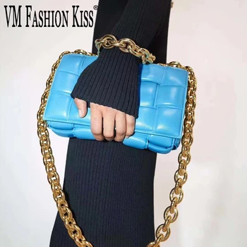 VM FASHION KISS Custom Lettering 2020 New Luxury Handbags Real Leather Woven Pillow Bag Shoulder Square Bag Chain Messenger Bgs
VM FASHION KISS Custom Lettering 2020 New Luxury Handbags Real Leather Woven Pillow Bag Shoulder Square Bag Chain Messenger Bgs