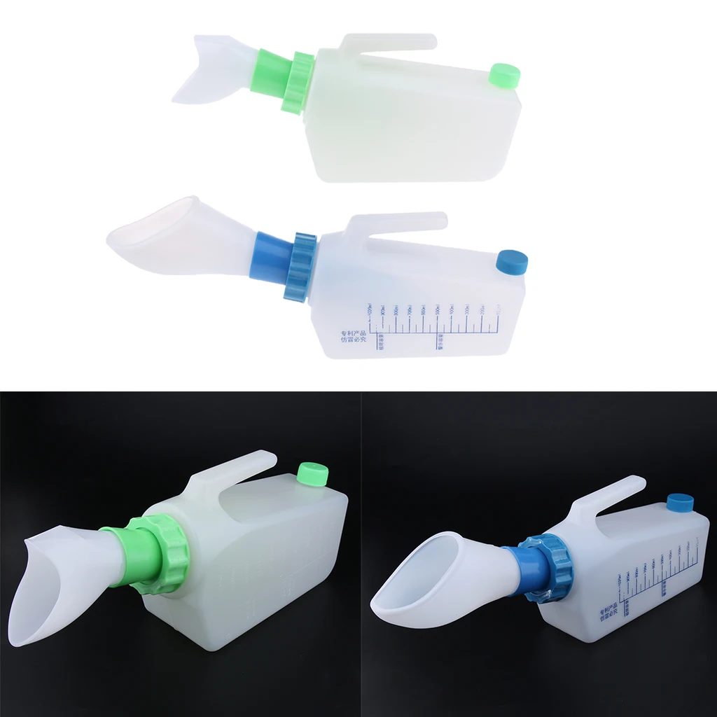 Elderly Patients, Reusable Female Pee Urinal Bottle, Plastic Night Drainage Container Collector for Old Women Elderly Patients, Reusable Female Pee Urinal Bottle, Plastic Night Drainage Container Collector for Old Women