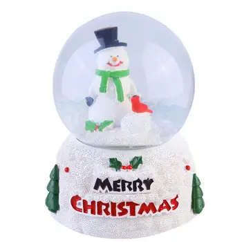 1Pc Creative Christmas Sparkling Crystal Ball Glass Ball Music Box Floating Snow With Led Lights Tabletop Decorations 
1Pc Creative Christmas Sparkling Crystal Ball Glass Ball Music Box Floating Snow With Led Lights Tabletop Decorations