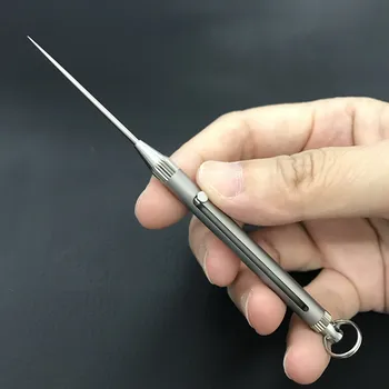Camping Titanium Toothpick Fruit Fork Outdoor Picnic Titanium Alloy Fruit Stick Tableware EDC Tools
Camping Titanium Toothpick Fruit Fork Outdoor Picnic Titanium Alloy Fruit Stick Tableware EDC Tools