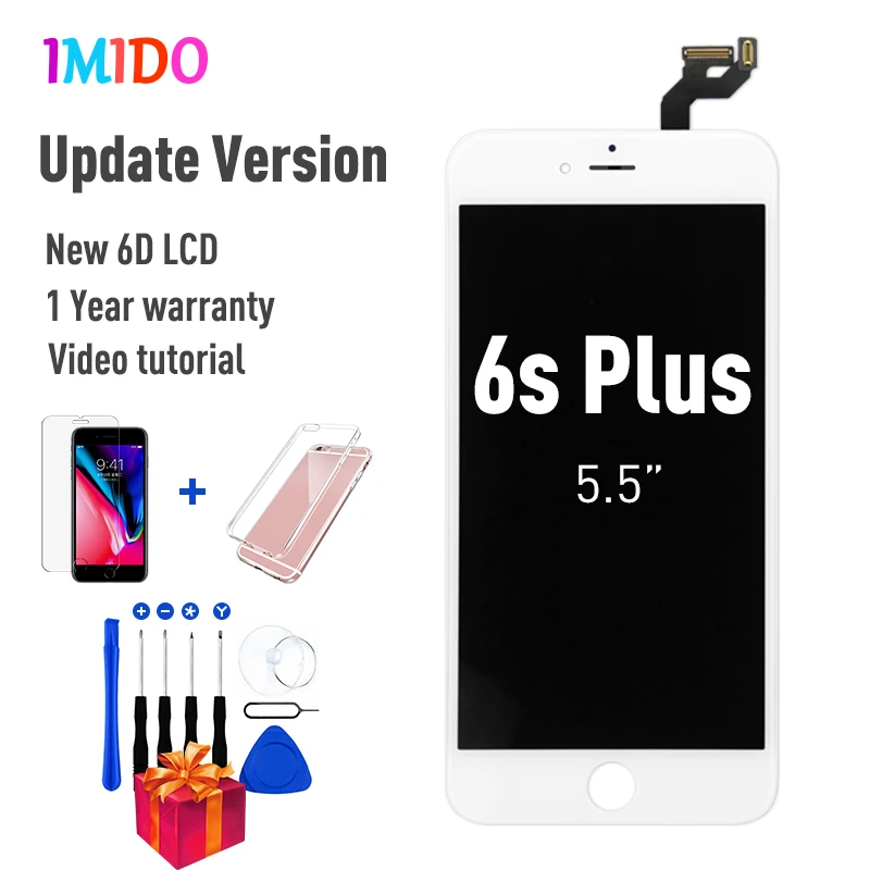 White Black LCD Display For iPhone 6S Plus Touch Screen OEM Grade AAA+++ Quality Digitizer Assembly Replacement For iPhone 6SP
White Black LCD Display For iPhone 6S Plus Touch Screen OEM Grade AAA+++ Quality Digitizer Assembly Replacement For iPhone 6SP