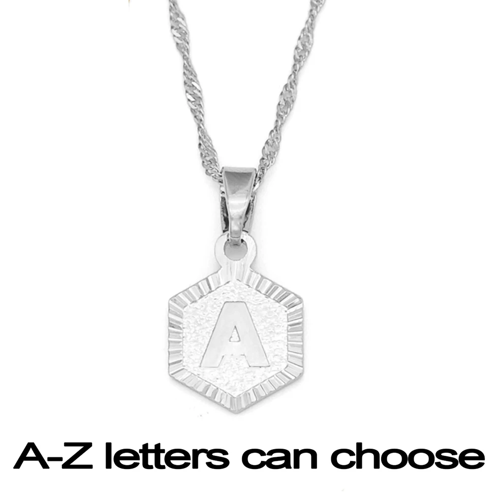 Anniyo A-Z Letters Silver Color Charm Pendant Necklaces Women Girls English Initial Alphabet Chain Jewelry Best Gifts #118621
Anniyo A-Z Letters Silver Color Charm Pendant Necklaces Women Girls English Initial Alphabet Chain Jewelry Best Gifts #118621