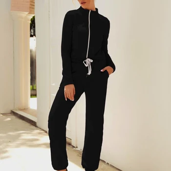 Women Stand Collar Jumpsuit Zipper Strap Sweater Jumpsuit Casual Rompers XRQ88
Women Stand Collar Jumpsuit Zipper Strap Sweater Jumpsuit Casual Rompers XRQ88