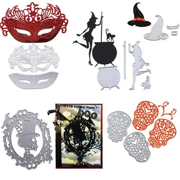 WYSE Metal Cutting Dies Halloween Dies Witch Skull Mask Cutting Die Scrapbooking for DIY Scrapbooking Paper Card Embossing
WYSE Metal Cutting Dies Halloween Dies Witch Skull Mask Cutting Die Scrapbooking for DIY Scrapbooking Paper Card Embossing