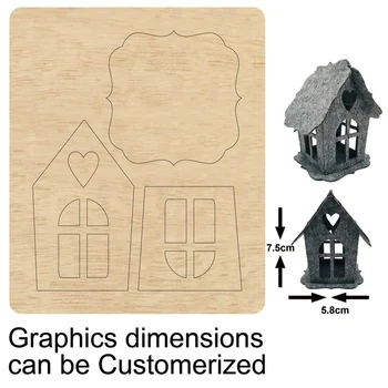 DIY Wooden Cutting Dies 131*109*10mm Making houses Leather Mold Steel Punch Cut Mold Crafts Scrapbook Wood Dies
DIY Wooden Cutting Dies 131*109*10mm Making houses Leather Mold Steel Punch Cut Mold Crafts Scrapbook Wood Dies