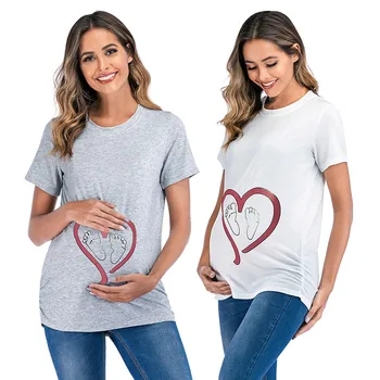 For Pregnant Women Maternity Short Sleeve Cute Letter Print T-shirt Tops Pregnancy Women Clothes Mama Pregnant Womens Clothing
For Pregnant Women Maternity Short Sleeve Cute Letter Print T-shirt Tops Pregnancy Women Clothes Mama Pregnant Womens Clothing