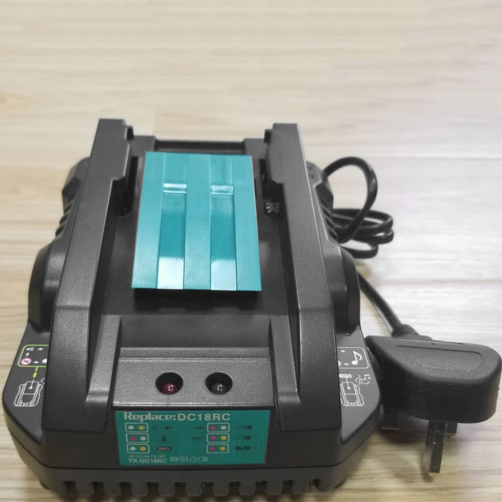 14.4 To 18V Strong Compatibility ABS Battery Durable Double Pulse Charging Practical Power Tool Charger Compact For Makita
14.4 To 18V Strong Compatibility ABS Battery Durable Double Pulse Charging Practical Power Tool Charger Compact For Makita