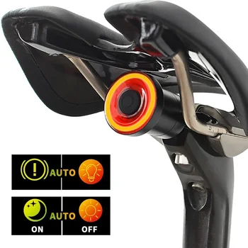 

Xlite100 inteligente bicicleta lanterna traseira usb recarregável led ciclismo luz da cauda auto start/stop freio sensing ipx6 à