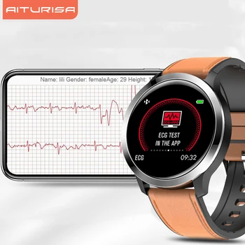 ECG + PPG Smart Watch Men IP68 Waterproof Sport Watch Heart Rate Monitor Blood Pressure Smartwatch For The Aged
ECG + PPG Smart Watch Men IP68 Waterproof Sport Watch Heart Rate Monitor Blood Pressure Smartwatch For The Aged
