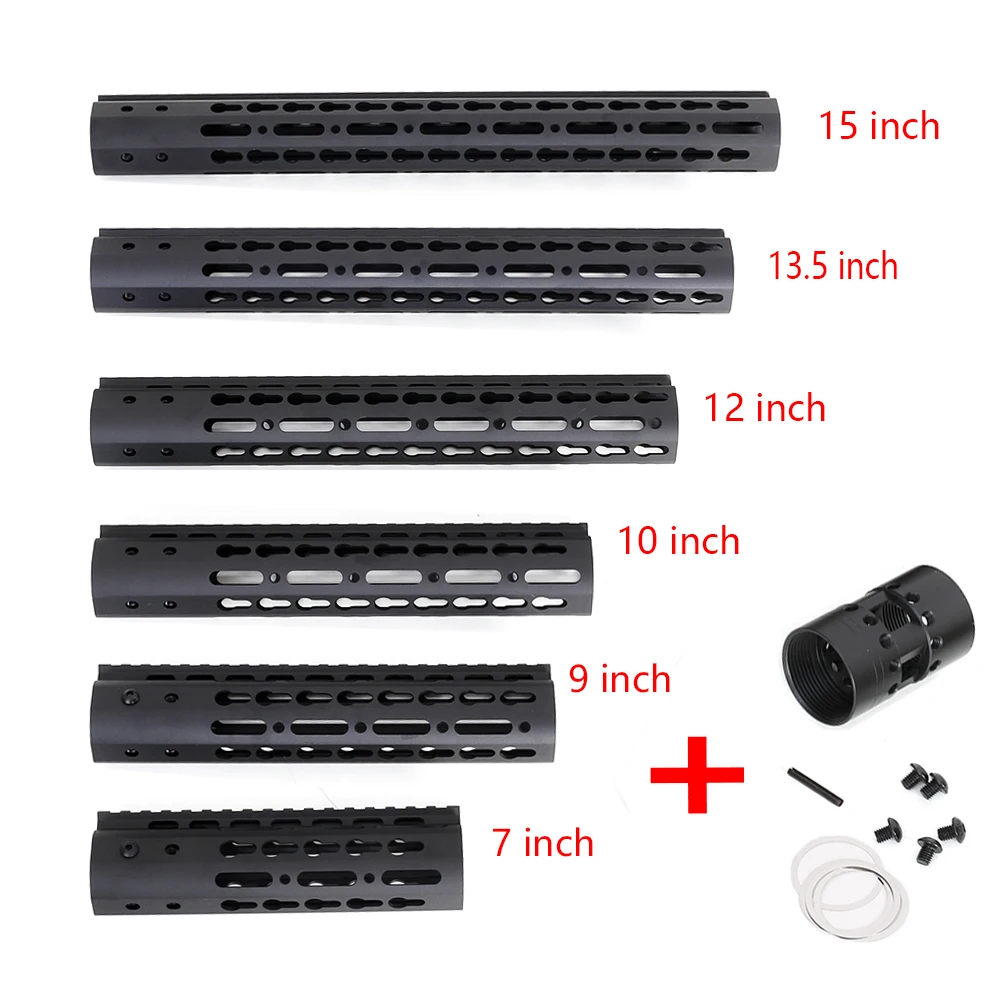 TOtrait 7" 9" 10" 12" 13.5" 15" AR15 Free Float Keymod Handguard Picatinny Rail for Hunting Tactical Rifle Scope Mount
TOtrait 7" 9" 10" 12" 13.5" 15" AR15 Free Float Keymod Handguard Picatinny Rail for Hunting Tactical Rifle Scope Mount