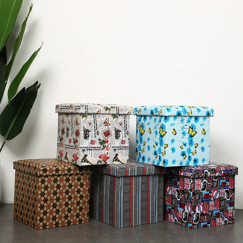 Multi-functional Storage Chair Folding Box Storage Box Customizable Oxford Cloth Waterproof Creative Square Storage Stool
Multi-functional Storage Chair Folding Box Storage Box Customizable Oxford Cloth Waterproof Creative Square Storage Stool