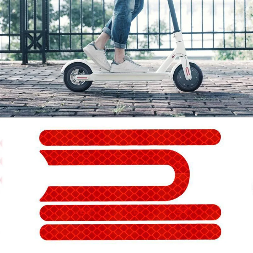 4PCS Scooter Sticker Front Rear Wheel Decal Reflective Strip Sticker Red Replacement For Xiaomi M365 Reflective Strip Sticker
4PCS Scooter Sticker Front Rear Wheel Decal Reflective Strip Sticker Red Replacement For Xiaomi M365 Reflective Strip Sticker