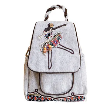 Hot vintage string appliques women traveller backpacks!Nice beauty prints lady zipper&hasp backrack Versatile canvas backruck 
Hot vintage string appliques women traveller backpacks!Nice beauty prints lady zipper&hasp backrack Versatile canvas backruck