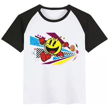 Kids Print Game Pac-Man Eat Ghost Funny T-shirt Kids Summer Tops Children Cartoon Pacman Tshirt Baby Clothes
Kids Print Game Pac-Man Eat Ghost Funny T-shirt Kids Summer Tops Children Cartoon Pacman Tshirt Baby Clothes