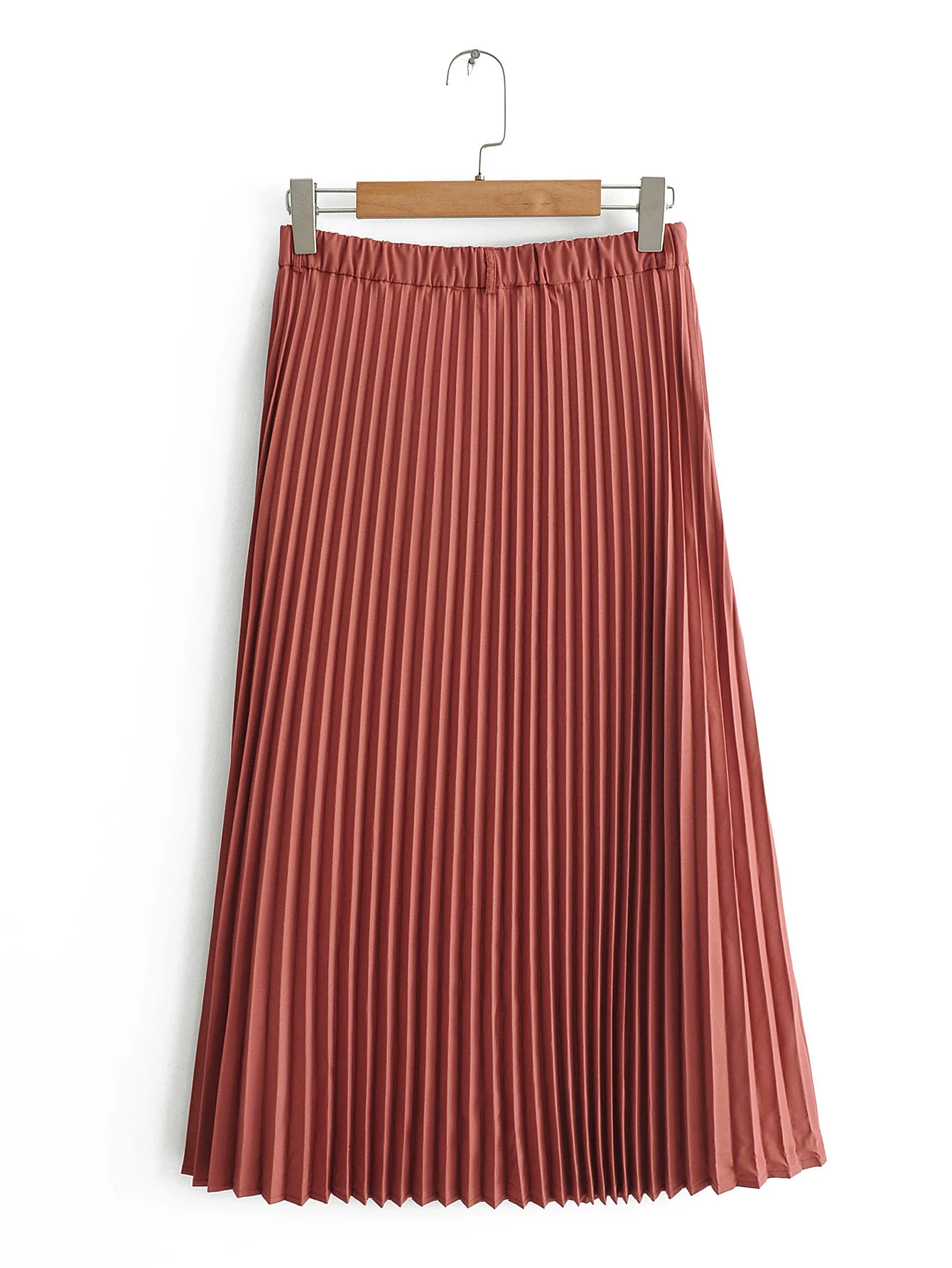 2019 Western Style Spring And Summer WOMEN'S Dress New Style Pleated Creased Solid Color Skirt
2019 Western Style Spring And Summer WOMEN'S Dress New Style Pleated Creased Solid Color Skirt