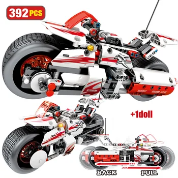 392pcs City Off-road Pull Back Moto Car Model Building Blocks Technic Racing Motorcycle Figures Bricks Toys For Children
392pcs City Off-road Pull Back Moto Car Model Building Blocks Technic Racing Motorcycle Figures Bricks Toys For Children