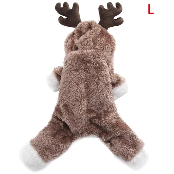 Pet Clothes Puppy Cute Fashionable miludeer Shape Doggy Pet Apparel Four-Legged Coat Jumpsuit DogJ Soft Winter t Warm Clothing 
Pet Clothes Puppy Cute Fashionable miludeer Shape Doggy Pet Apparel Four-Legged Coat Jumpsuit DogJ Soft Winter t Warm Clothing