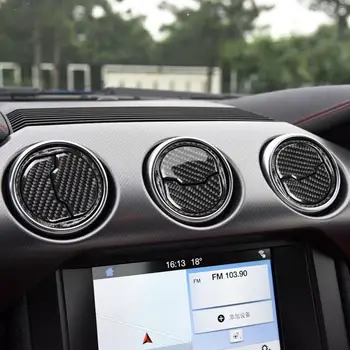New Carbon Fiber Air Condition Vent Outlet Cover Trim For Ford Mustang 2015+ Car Interior Decoration Set
New Carbon Fiber Air Condition Vent Outlet Cover Trim For Ford Mustang 2015+ Car Interior Decoration Set