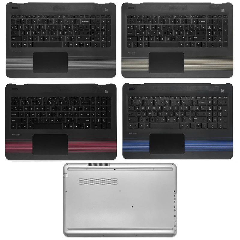 

New Laptop Palmrest/Bottom Case/ Keyboard With Backlight C D Cover Case For HP Pavilion 15-AU 15-AW 15-AL TPN-Q172 Q175 Series