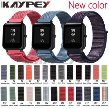 20mm Nylon Loop Woven Strap for Xiaomi Huami Amazfit Bip BIT Lite Youth Smart Watch Wearable Wrist Bracelet Amazfit Watchband
20mm Nylon Loop Woven Strap for Xiaomi Huami Amazfit Bip BIT Lite Youth Smart Watch Wearable Wrist Bracelet Amazfit Watchband