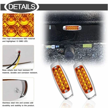 20 Pcs Amber Side Marker Tail Light Amber Clearance 12 Lamp Truck For Peterbilt 12V/24V Waterproof LED Marker Rear Side Lamp
20 Pcs Amber Side Marker Tail Light Amber Clearance 12 Lamp Truck For Peterbilt 12V/24V Waterproof LED Marker Rear Side Lamp