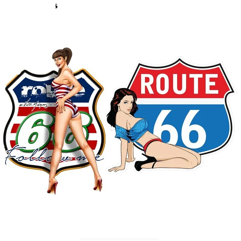 Funny Sexy Sticker Route 66 Pin Up Girl Decal Car Body Motorcycle Decorative PVC
Funny Sexy Sticker Route 66 Pin Up Girl Decal Car Body Motorcycle Decorative PVC