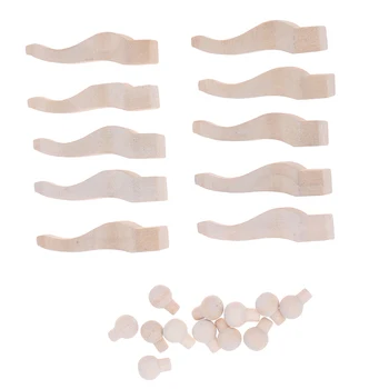 10 Pieces Set Wooden Table Legs For 1/12 Dollhouse Miniature Decoration DIY Making Accessory
10 Pieces Set Wooden Table Legs For 1/12 Dollhouse Miniature Decoration DIY Making Accessory