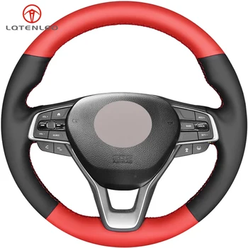 LQTENLEO Black Red Artificial Leather Car Steering Wheel Cover for Honda Accord 10 2018-2019 Inspire 2018-2019 Insight 2018-2019
LQTENLEO Black Red Artificial Leather Car Steering Wheel Cover for Honda Accord 10 2018-2019 Inspire 2018-2019 Insight 2018-2019