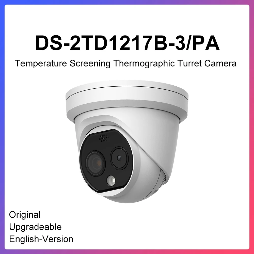 Hikvision DS-2TD1217B-3/PA Temperature Screening Thermographic Turret Camera security 4MP POE 15m IR Support audio alarm camera
Hikvision DS-2TD1217B-3/PA Temperature Screening Thermographic Turret Camera security 4MP POE 15m IR Support audio alarm camera