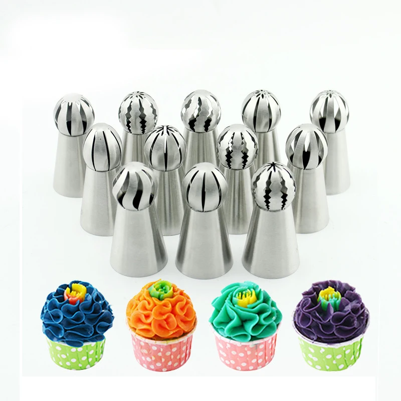 Unibird 1Pc 304 Stainless Steel Icing Piping Cream Nozzles Russian Pastry Flower Tips for Cake Decorating Dessert Pastry Tools
Unibird 1Pc 304 Stainless Steel Icing Piping Cream Nozzles Russian Pastry Flower Tips for Cake Decorating Dessert Pastry Tools