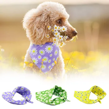 Pet Daisy Printed Scarf Adjustable Cat Bow Tie Square Scarf Small Medium Sized Dog Personalized Beautiful Clothing Accessories
Pet Daisy Printed Scarf Adjustable Cat Bow Tie Square Scarf Small Medium Sized Dog Personalized Beautiful Clothing Accessories