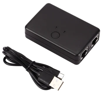 Ethernet Network Switch RJ45 Splitter 1-in-2-out/2-in-1-out USB Powered Office Network Hub
Ethernet Network Switch RJ45 Splitter 1-in-2-out/2-in-1-out USB Powered Office Network Hub