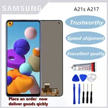 Écran tactile Lcd, pour Samsung Galaxy A21s A217 A217F=