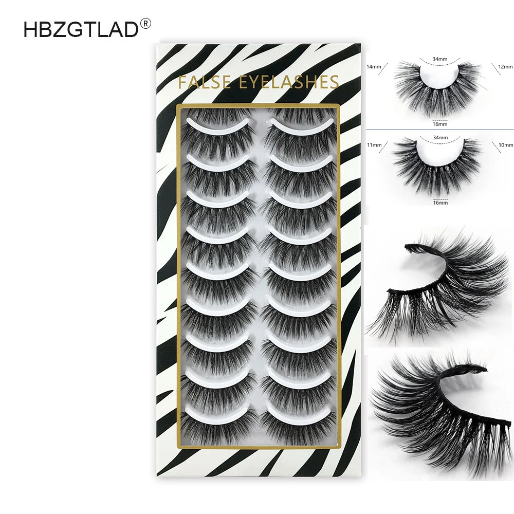 NEW 10 Pairs 3D Mink Eyelashes Natural Volume Lashes False Eyelashes Makeup Eyelashes Extension Cruel-free Mink Lashes Cils
NEW 10 Pairs 3D Mink Eyelashes Natural Volume Lashes False Eyelashes Makeup Eyelashes Extension Cruel-free Mink Lashes Cils