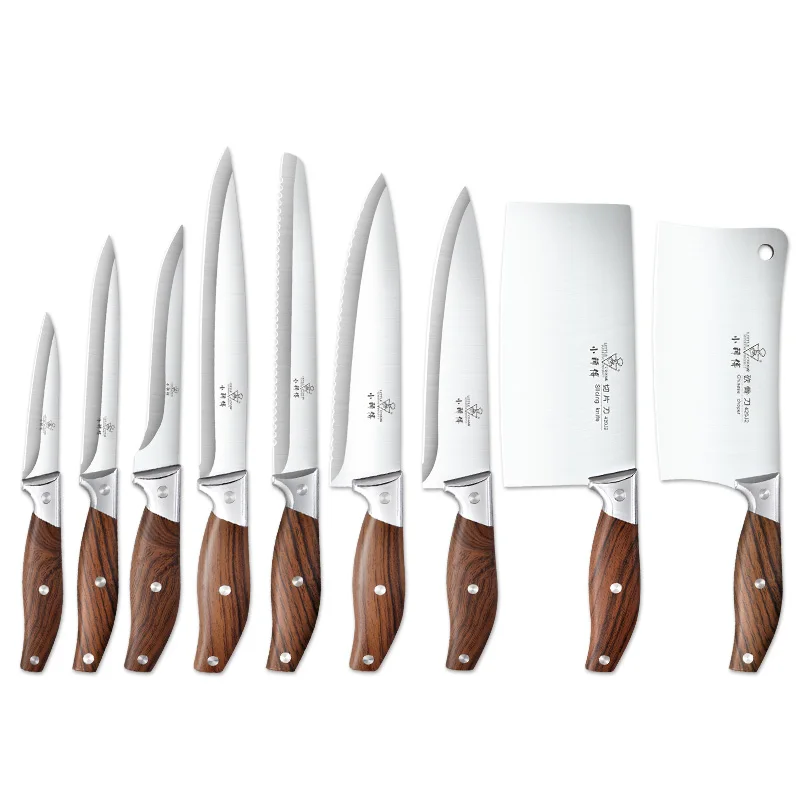 Little Cook handmade Kitchen knives set fixed blade Butcher cleaver utility chef bread Sushi chef paring knife Cooking tools
Little Cook handmade Kitchen knives set fixed blade Butcher cleaver utility chef bread Sushi chef paring knife Cooking tools