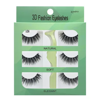 Three pairs of eyelashes soft and comfortable 3d mink eyelashes slim fashion nude makeup eyelashes
Three pairs of eyelashes soft and comfortable 3d mink eyelashes slim fashion nude makeup eyelashes