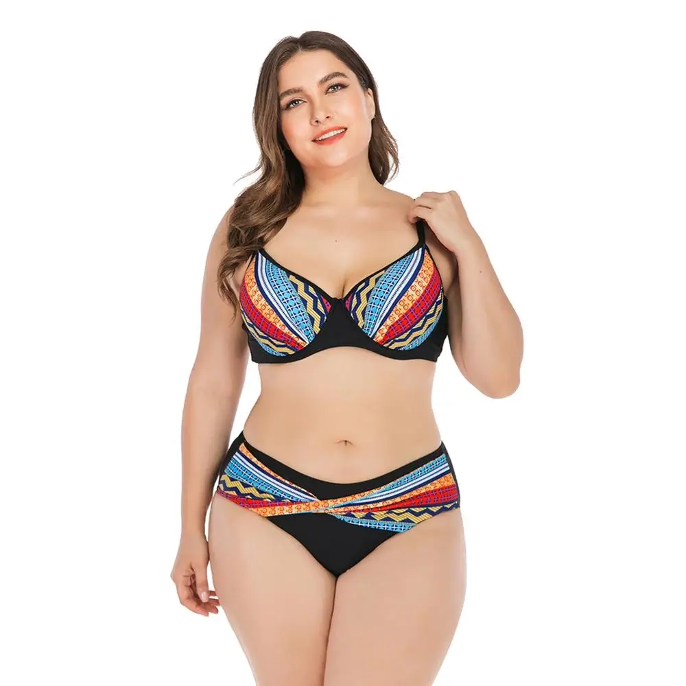 Women Tankini Patchwork Strappy Mid Waist Quick Drying Swimwear Bikini Top Bottom Lady Plus Size Swimsuit Beach Swimming Suit
Women Tankini Patchwork Strappy Mid Waist Quick Drying Swimwear Bikini Top Bottom Lady Plus Size Swimsuit Beach Swimming Suit