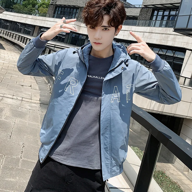 Coat Men Spring And Autumn INS Fashion 2020 New Style Korean-style Trend Casual Tooling Jacket on Clothes Spring Men'S Wear
Coat Men Spring And Autumn INS Fashion 2020 New Style Korean-style Trend Casual Tooling Jacket on Clothes Spring Men'S Wear