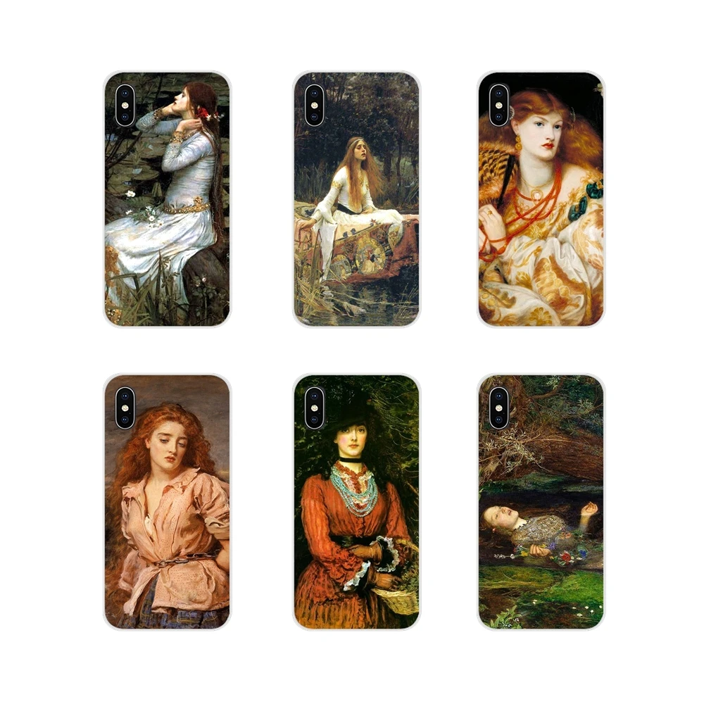 Девушка Millais Ophelia краска аксессуары телефон оболочка Чехлы для Samsung Galaxy S2 S3 S4 S5 Mini S6