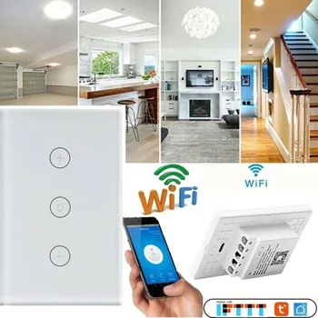 1*Smart Switch WIFI Light Dimmer Switch Remote For Alexa For IFTTT Voice Control Life Ac100v-240v 50/60hz
1*Smart Switch WIFI Light Dimmer Switch Remote For Alexa For IFTTT Voice Control Life Ac100v-240v 50/60hz