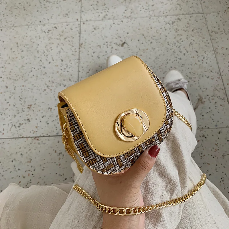 Mini Small Bag Women's 2020 New Style Korean-style GIRL'S Versatile Shoulder Bag Fashion Western Style Chain Shoulder Saddle Bag
Mini Small Bag Women's 2020 New Style Korean-style GIRL'S Versatile Shoulder Bag Fashion Western Style Chain Shoulder Saddle Bag