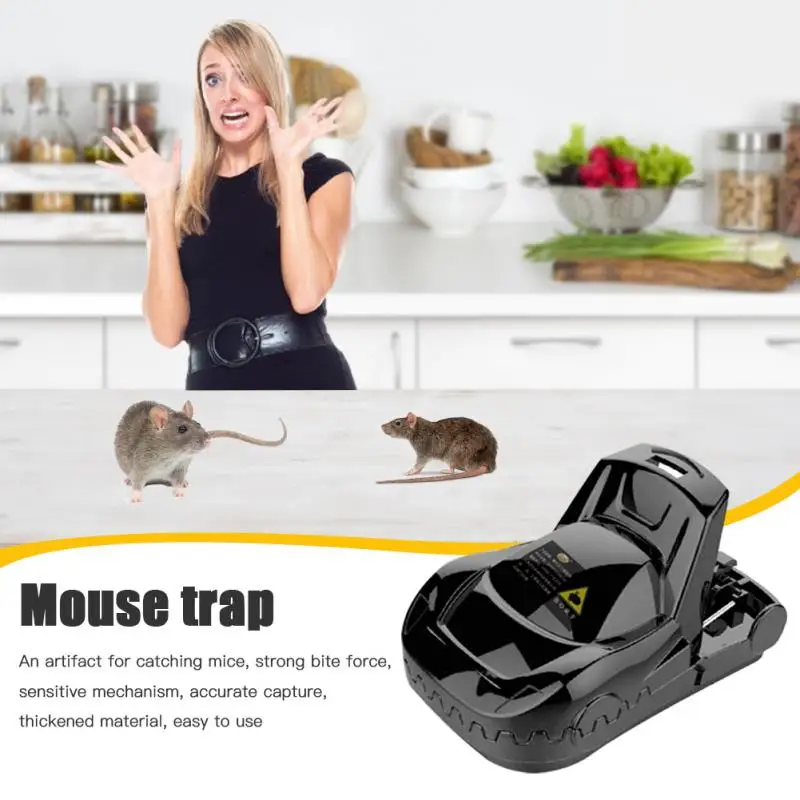 Reusable Plastic Rat Traps Mice Mouse Traps Mousetrap Bait Snap Spring Rodent Catcher Pest Control Repellent Boxes Home Security
Reusable Plastic Rat Traps Mice Mouse Traps Mousetrap Bait Snap Spring Rodent Catcher Pest Control Repellent Boxes Home Security