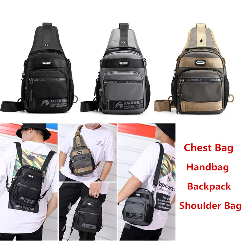 Waterproof Nylon Men Chest Bag Shoulder Bag Male Casual Riding Camping Crossbody Bags Handbag Outdoor Travel Hiking Backpack
Waterproof Nylon Men Chest Bag Shoulder Bag Male Casual Riding Camping Crossbody Bags Handbag Outdoor Travel Hiking Backpack