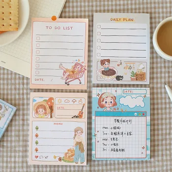 Korean Novelty Cute Little Girl Memo Pad INS To Do List Mini Notepad Weekly Planner Kawaii Decor Stationery School Office
Korean Novelty Cute Little Girl Memo Pad INS To Do List Mini Notepad Weekly Planner Kawaii Decor Stationery School Office