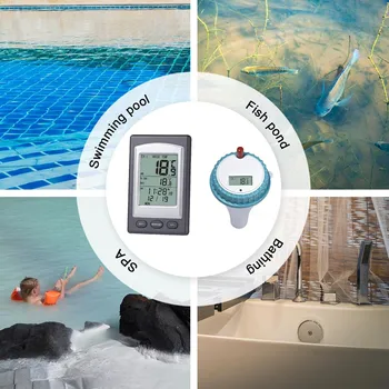 Wireless thermometer and hygrometer regular/Solar Power floating type swimming pool thermometer Display Wireless Digital Remote
Wireless thermometer and hygrometer regular/Solar Power floating type swimming pool thermometer Display Wireless Digital Remote