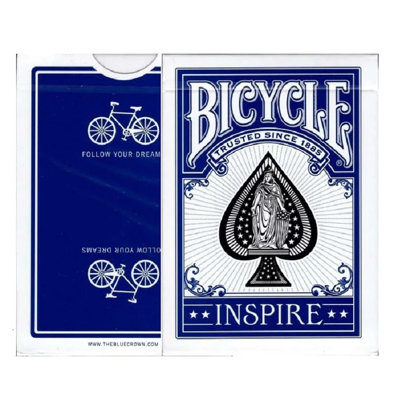 Bicycle Blue Inspire Playing Cards Marked Deck USPCC Collectable Poker Magic Card Games Magic Tricks Props for Magician
Bicycle Blue Inspire Playing Cards Marked Deck USPCC Collectable Poker Magic Card Games Magic Tricks Props for Magician